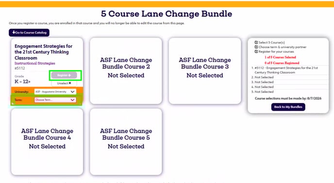 Bundle Register