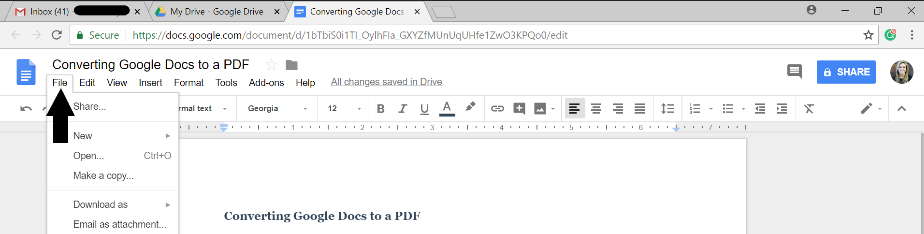 Google Docs - File